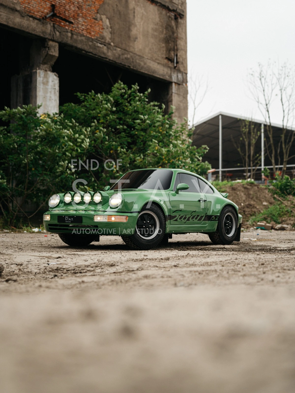 964 Cabriolet Junior, Dakar rally trim in green